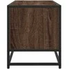 TV staliukas Televizoriaus spintelė, ruda, 80x34,5x40cm, mediena ir metalas