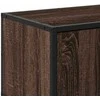 TV staliukas Televizoriaus spintelė, ruda, 120x35x41cm, mediena ir metalas