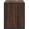 TV staliukas Televizoriaus spintelė, ruda, 80x31x39,5cm, mediena/metalas