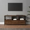 TV staliukas Televizoriaus spintelė, ruda, 102x33x45cm, mediena ir geležis