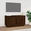TV staliukas Televizoriaus spintelė, ruda ąžuolo, 80x35x45cm, mediena