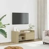 TV staliukas Televizoriaus spintelė, sonoma ąžuolo, 80x35x40cm, mediena