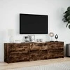 TV staliukas Televizoriaus spintelė su LED, ąžuolo, 180x34x50cm, mediena
