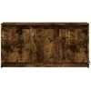 TV staliukas Televizoriaus spintelė su LED, dūminė, 100x34x50cm, mediena