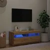 TV staliukas Televizoriaus spintelė su LED, artisano, 100x35x40cm, mediena