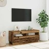 TV staliukas Televizoriaus spintelė su LED, medienos, 100x35x40cm, mediena