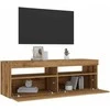 TV staliukas Televizoriaus spintelė su LED, artisano, 120x35x40cm, mediena