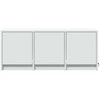 TV staliukas Televizoriaus spintelė su LED, balta, 97x34x40cm, mediena