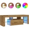 TV staliukas Televizoriaus spintelė su LED, artisano, 120x36,5x40cm, mediena