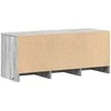 TV staliukas Televizoriaus spintelė su LED, pilka, 97x34x40cm, mediena