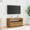 TV staliukas Televizoriaus spintelė su LED, artisano, 75x35x40cm, mediena