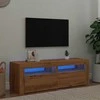 TV staliukas Televizoriaus spintelė su LED, artisano, 120x35x40cm, mediena