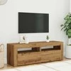 TV staliukas Televizoriaus spintelė su LED, artisano, 120x35x40cm, mediena