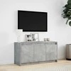 TV staliukas Televizoriaus spintelė su LED, betono, 100x34x50cm, mediena