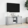 TV staliukas Televizoriaus spintelė su LED, pilka, 100x34x50cm, mediena