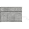 TV staliukas Televizoriaus spintelė su LED, betono, 91x34x61cm, mediena