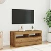 TV staliukas Televizoriaus spintelė su LED, artisano, 90x35x40cm, mediena