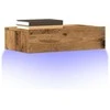TV staliukas Televizoriaus spintelė su LED, medienos, 60x35x15,5cm