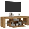 TV staliukas Televizoriaus spintelė su LED, artisano, 120x36,5x40cm, mediena