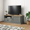 TV staliukas Televizoriaus spintelė VIGO, pilka, 106x40x40cm, pušies masyvas