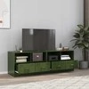 TV staliukas Televizoriaus spintelės, 2vnt., alyvuogių, 67x39x44cm, plienas