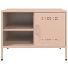 TV staliukas Televizoriaus spintelės, 2vnt., rožinės, 68x39x50,5cm, plienas