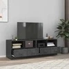 TV staliukas Televizoriaus spintelės, 2vnt., antracito, 67x39x44cm, plienas