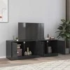 TV staliukas Televizoriaus spintelės, 2vnt., juodos, 67x39x44cm, plienas