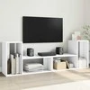 TV staliukas Televizoriaus spintelės, 2vnt.,, baltos, 75x30x50cm, MDP