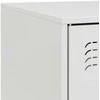 TV staliukas Televizoriaus spintelės, 2vnt., baltos, 67x39x44cm, plienas