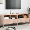TV staliukas Televizoriaus spintelės, 2vnt., rožinės, 68x39x50,5cm, plienas