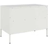 TV staliukas Televizoriaus spintelės, 2vnt., baltos, 68x39x50,5cm, plienas