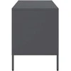 TV staliukas TV spintelės, 2vnt., antracito, 68x39x50,5cm, plienas