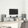 TV staliukas Televizoriaus spintelės, 2vnt., betono pilkos, 100x30x50cm, MDP