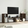TV staliukas Televizoriaus spintelės, 2vnt., rudos ąžuolo, 75x30x50cm, MDP