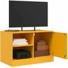 TV staliukas Televizoriaus spintelės, 2vnt., garstyčių, 67x39x44cm, plienas