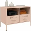 TV staliukas Televizoriaus spintelės, 2vnt., rožinės, 68x39x50,5cm, plienas