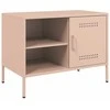 TV staliukas Televizoriaus spintelės, 2vnt., rožinės, 68x39x50,5cm, plienas