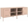 TV staliukas Televizoriaus spintelės, 2vnt., rožinės, 68x39x50,5cm, plienas