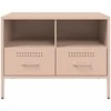 TV staliukas Televizoriaus spintelės, 2vnt., rožinės, 68x39x50,5cm, plienas
