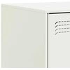 TV staliukas Televizoriaus spintelės, 2vnt., baltos, 67x39x44cm, plienas