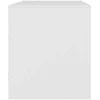 TV staliukas Televizoriaus spintelės, 2vnt., baltos, 67x39x44cm, plienas