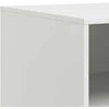 TV staliukas Televizoriaus spintelės, 2vnt., baltos, 67x39x44cm, plienas