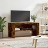 TV staliukas TV spintelė, dūminio ąžuolo, 80x40x40cm, apdirbta mediena