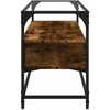 TV staliukas TV spintelė, dūminio ąžuolo, 98x35x51cm, mediena