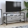 TV staliukas TV spintelė, pilka ąžuolo, 98x35x51cm, mediena
