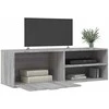 TV staliukas TV spintelė, pilka ąžuolo, 120x34x37cm, apdirbta mediena