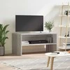 TV staliukas TV spintelė, pilka ąžuolo, 80x40x40cm, apdirbta mediena