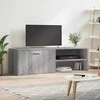 TV staliukas TV spintelė, pilka ąžuolo, 120x34x37cm, apdirbta mediena
