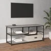 TV staliukas TV spintelė, pilka ąžuolo, 103x38x46,5cm, mediena/plienas